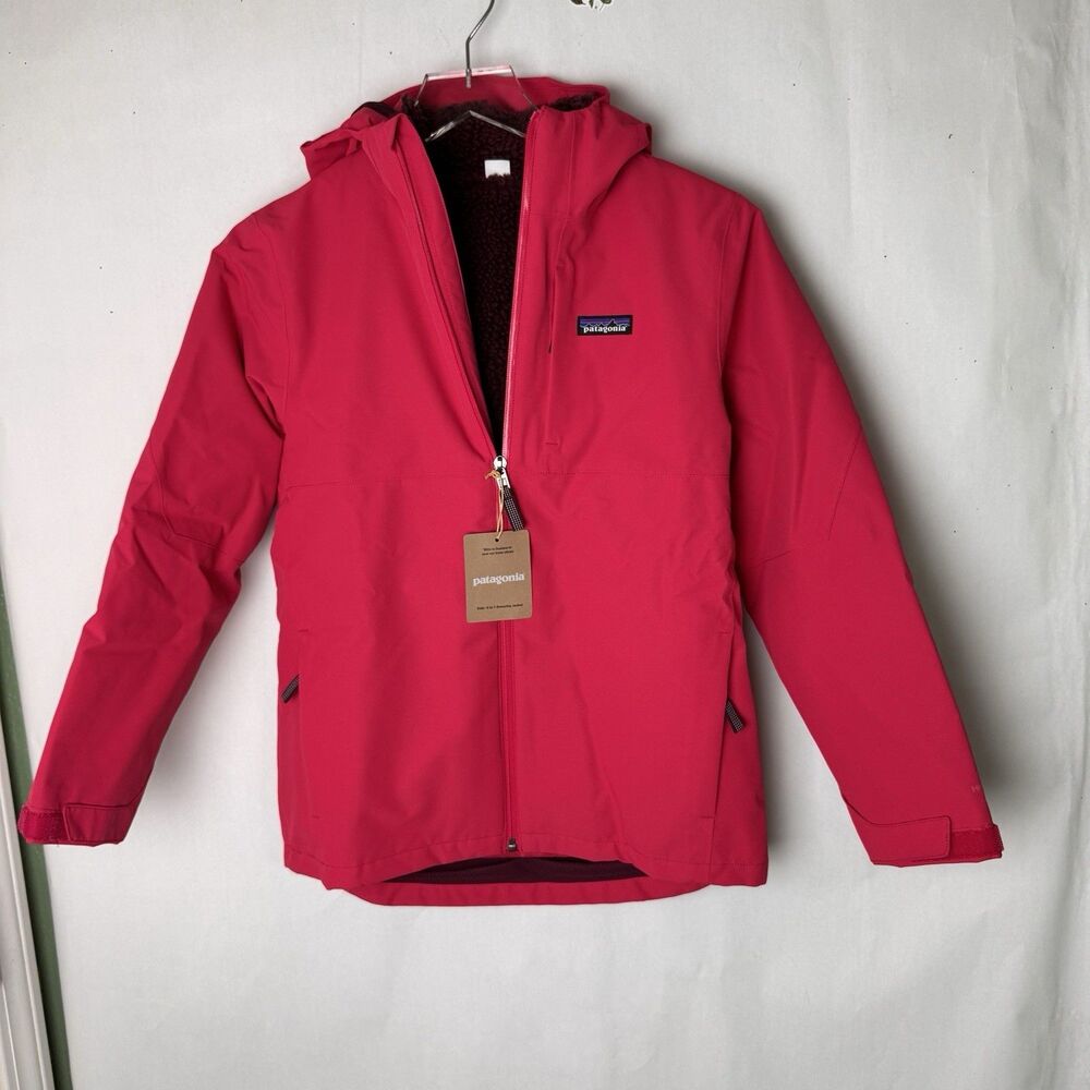 Patagonia Girls 4 in 1 Everyday Jacket Size 12 Large  Pink/ Purple